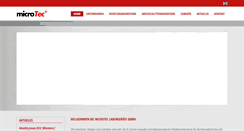 Desktop Screenshot of micro-tec.de